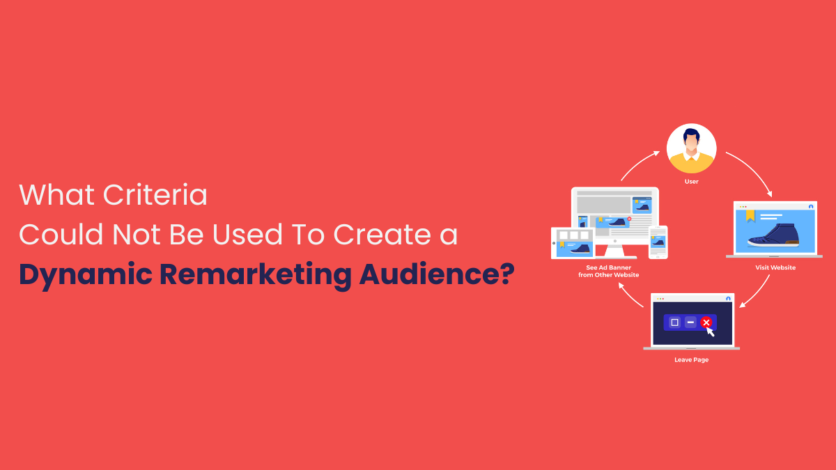 what criteria could not be used to create a dynamic remarketing audience