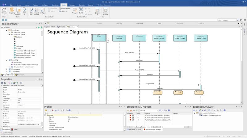 Enterprise Architect Data Modeling Tool