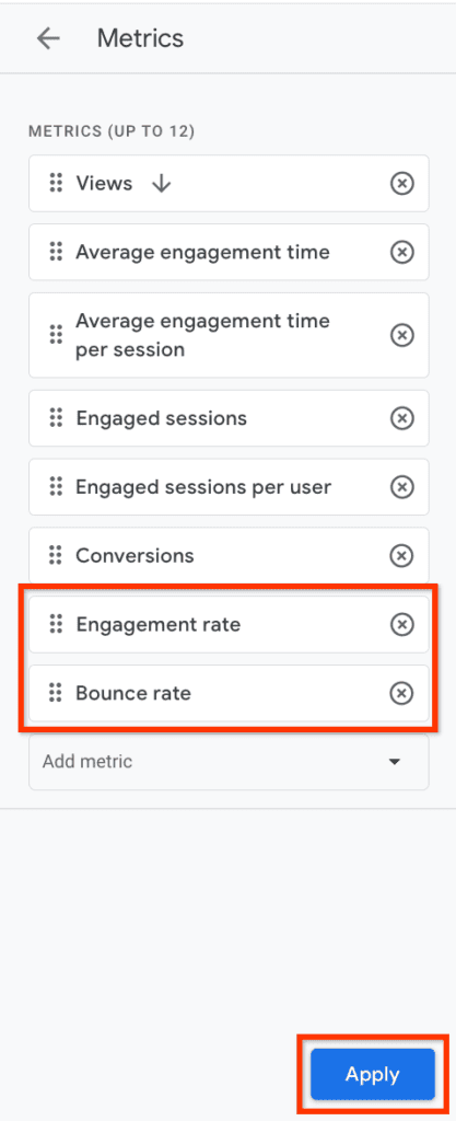 Engagement & Bounce Rate in GA4