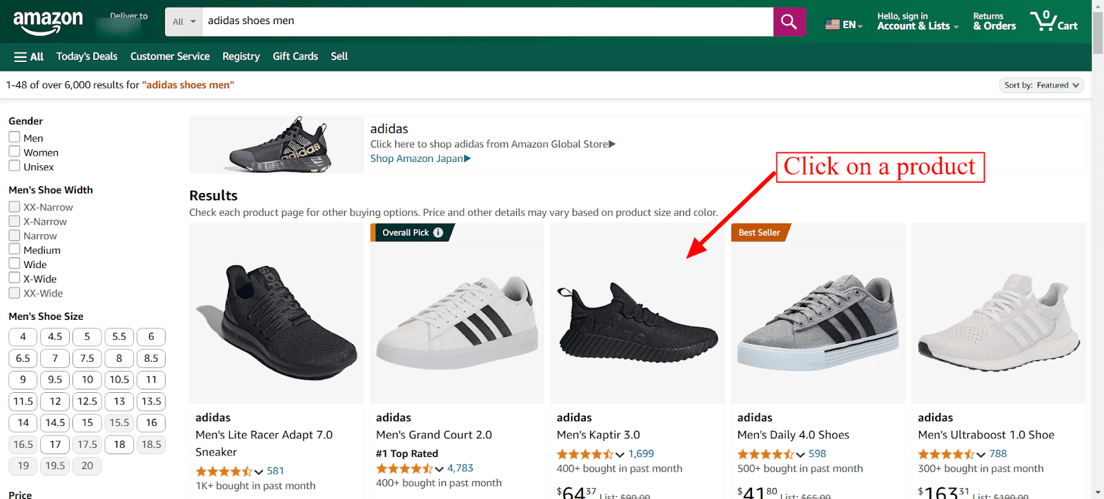 Product page method