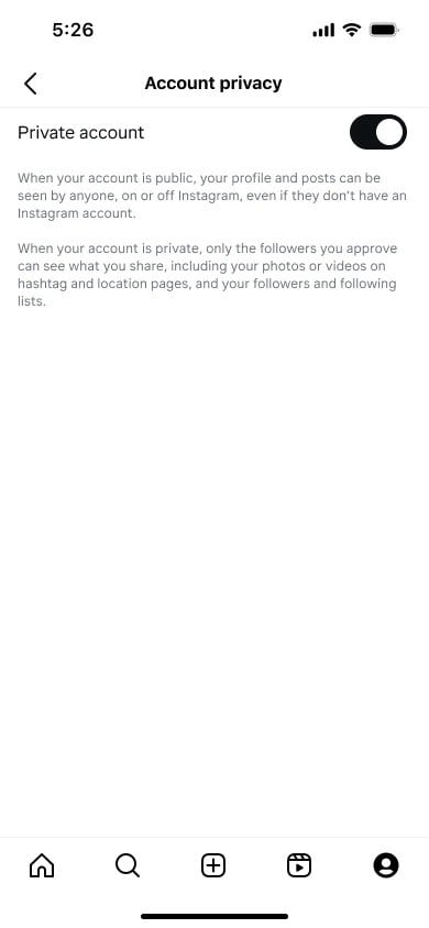 Instagram Teen Account Privacy Feature