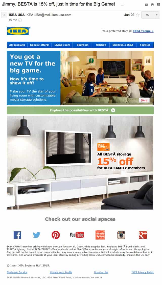 IKEA – direct mail catalogs